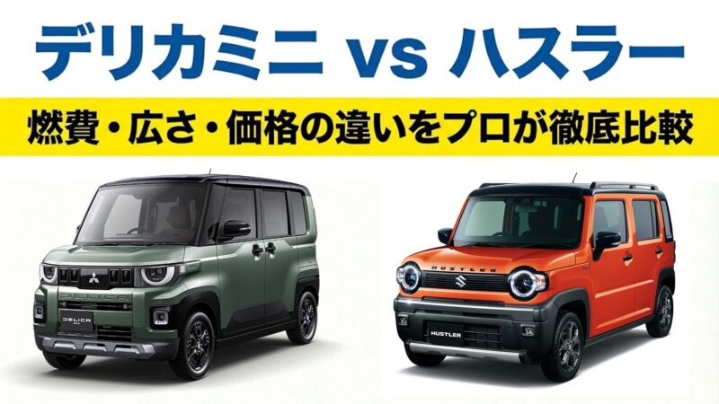 デリカミニVSハスラー